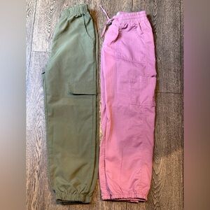 Abercrombie Kids and SHEIN jogger pants